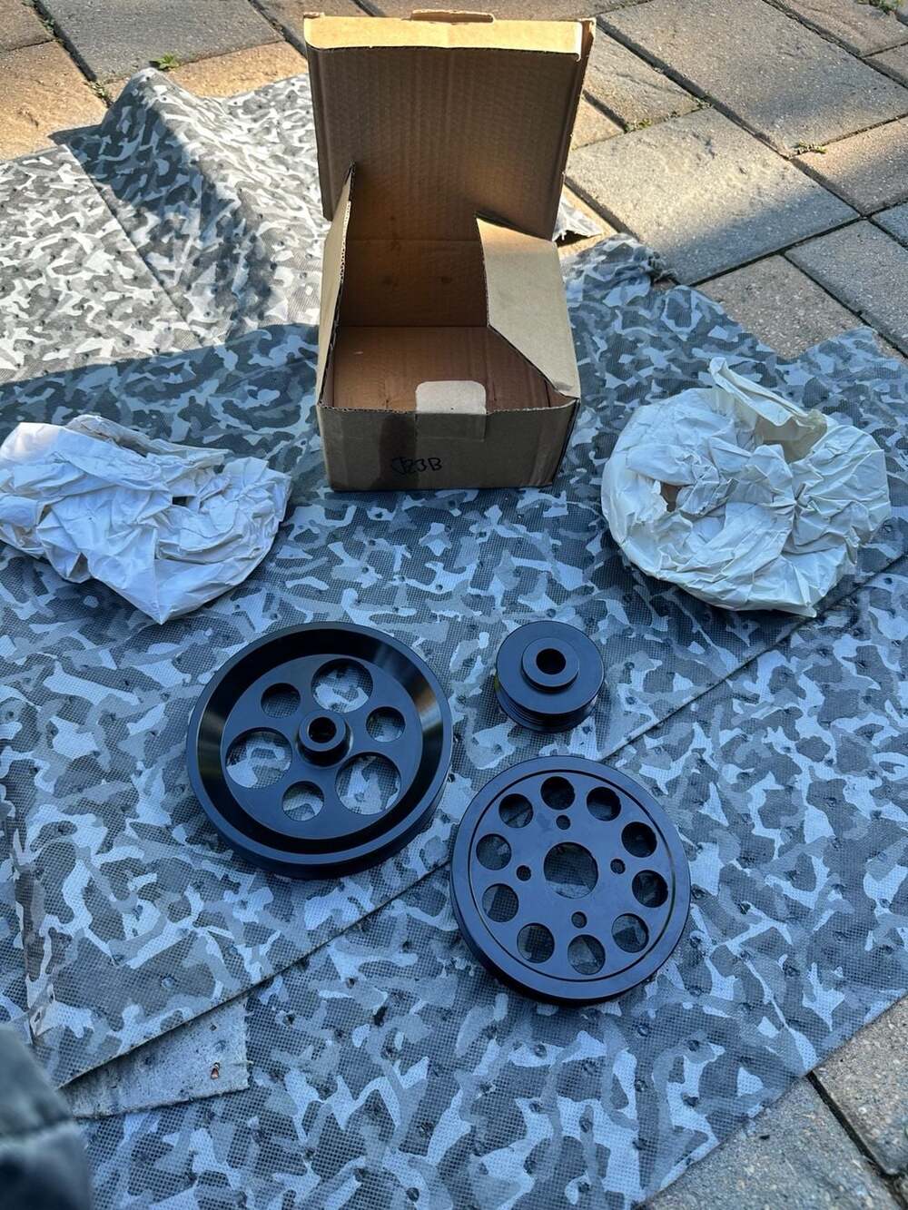 Driftmotion 1JZ/2JZ Lightweight Underdrive Pulley Kit (6mm holes)